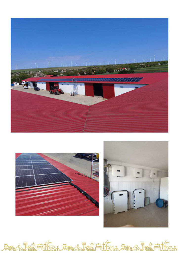 A 40 kW #fotovoltaic system consisting of 120 photovoltaic panels, 3 inverters and a storage capacity of 20kWh. The assembly was connected to an intelligent energy management system.  The project aims to power a farm and an office building.  Be part of the transition to green energy with team 2A!